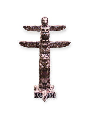 Estatueta totem animais de proteção