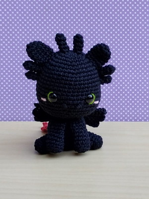 Banguela amigurumi - como treinar o seu dragão