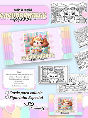 Arquivo digital card cachorrinhas