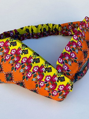 Faixa turbante cruzado