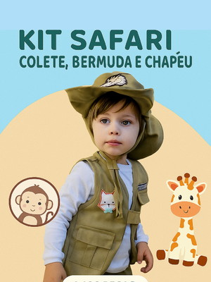 Fantasia caçador-safari