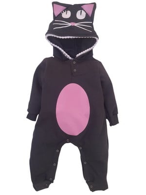 Macacão de moletom gatinha | 0 até 6 anos