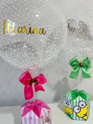 Centro de mesa hello kitty | balão bubble