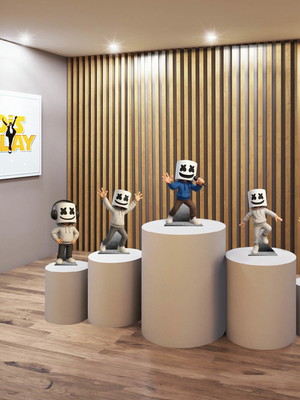 Display dj marshmallow (de mesa)