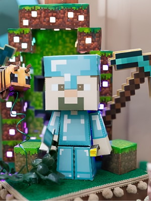 Cenário portal minecraf led - 4 arquivos de cortes criativos