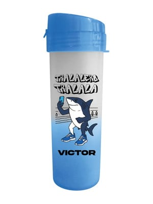 Garrafa degradê 450ml - tralalero tralala e outros