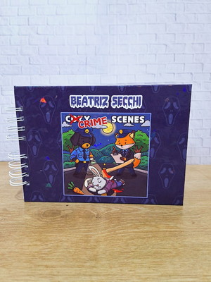 Livro de colorir - cozy crime scenes