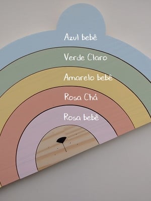 1 peça de reposição do mega arco iris ursinho