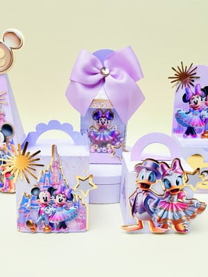 Kit disney 50 anos luxo 20 peças novo