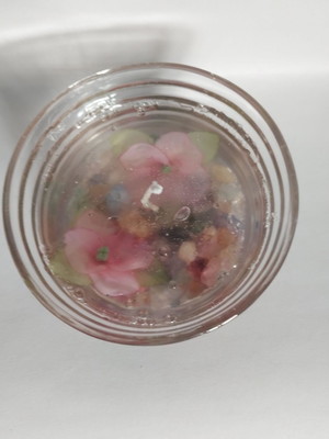 Vela de gel transparente