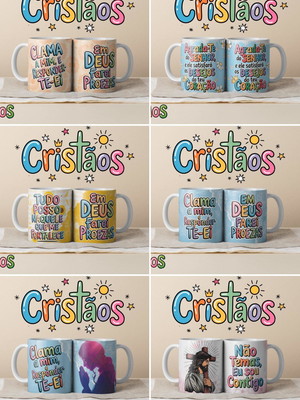 Caneca religiosa cristão