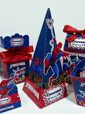 Kit personalizado 25 peças - homem aranha