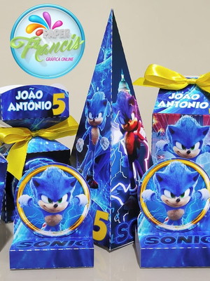 Kit personalizado 25 peças - sonic