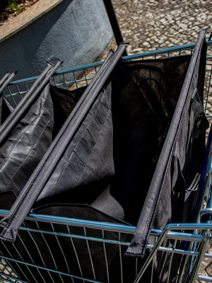 Bolsas ecológicas para compras kit com 4 sendo 1 térmica