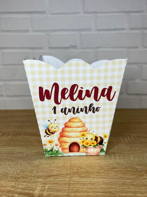 Cachepô personalizado abelhinha(pegue e monte)