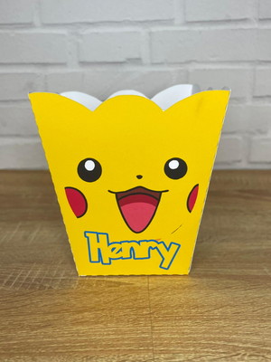 Cachepô personalizado pikachu pokémon (pegue e monte)