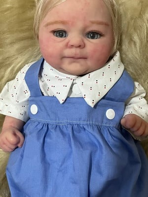 Bebe reborn silicone sólido menino príncipe
