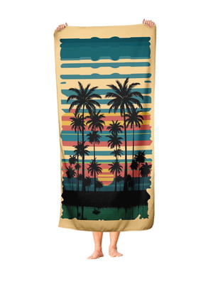 Toalha de praia personalizada: coloque seu nome aqui! tfe20