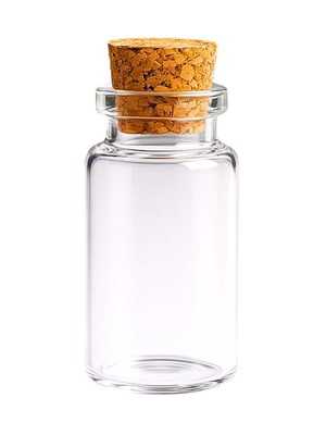 Kit 10 mini garrafinha penicilina 15 ml com rolha vidro