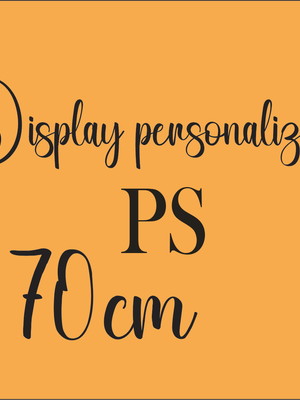 Display / placa personalizado 70cm em ps