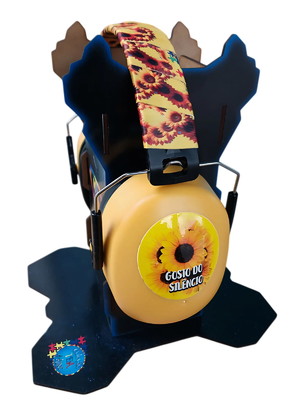 Abafador ruido para autistas atipicos 25db infinity yellow