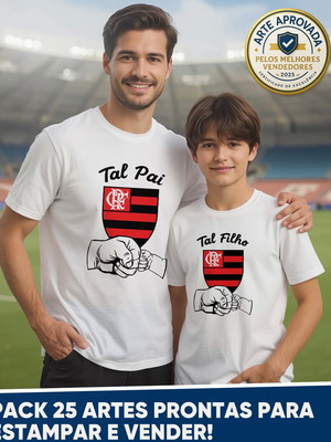 Arte para sublimação tal pai tal filho