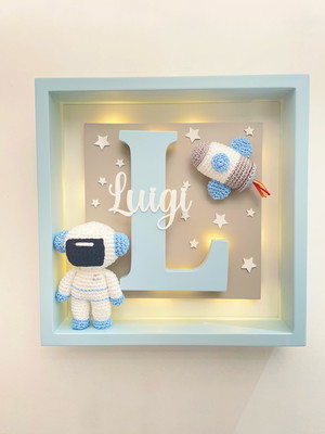 Enfeite porta maternidade com luz de led