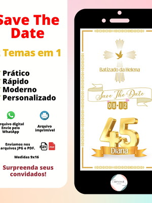 Save the date 2 temas em 1