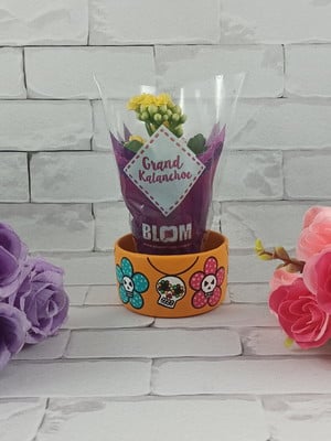 Potinho vaso mexicano amarelo c.3009