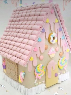 Casinha de doces para decoração