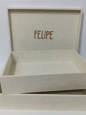 Caixa e bandeja maternidade
