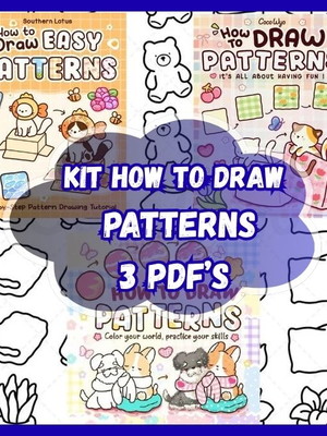 Kit how to draw patterns - coco wyo,tiny daisy e southern l.