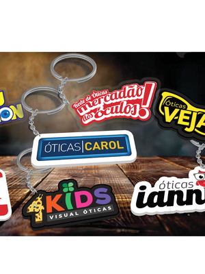 Chaveiros personalizados óticas