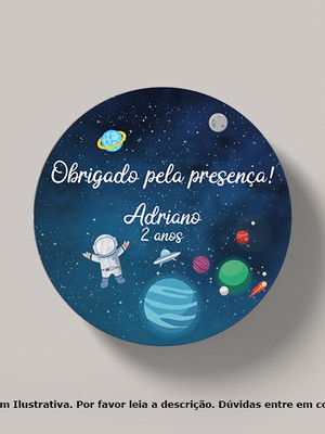 Tag redonda astronauta (30 unidades)