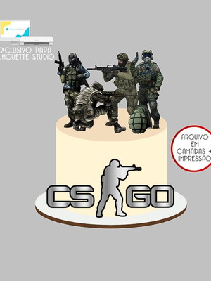 1459 - arquivo topo de bolo cs go counter strike