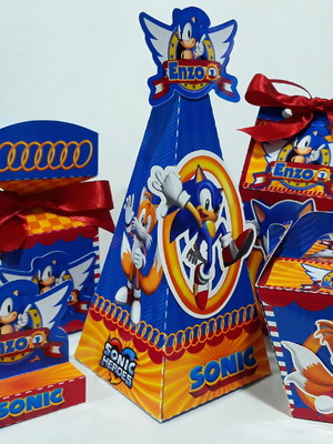 Kit personalizado 25 peças - sonic
