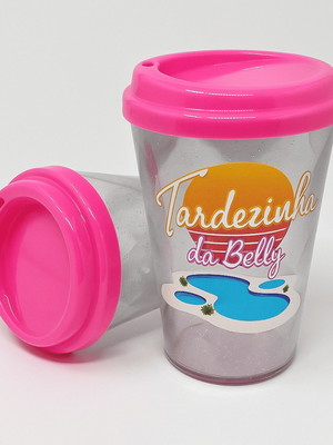 Copo twister personalizado com tampa bucks 500ml *musical*