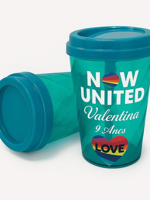 Copo twister 300ml tampa bucks café personalizado