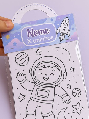 Desenhos para colorir lembrancinha para imprimir astronauta