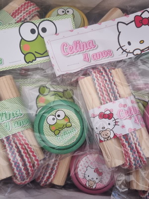 Kit corda e ioio personalizado hello kitty