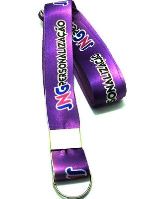 Cordão personalizado para crachá kit com 90