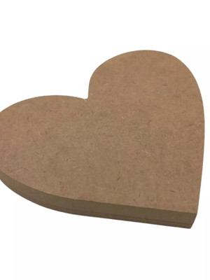 Coração em mdf router para mesa