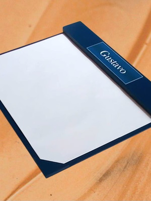 Risque e rabisque a3 azul personalizado