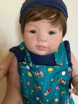 Bebe reborn menino noah corpo vinil pode banho