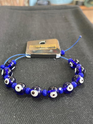 Pulseira olho grego azul