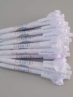 Caneta personalizada com laço