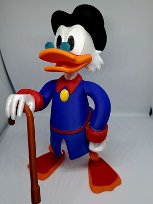 Tio patinhas 3d impresso