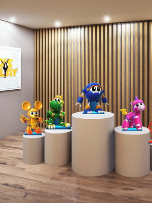 Display mecanimais (de mesa)