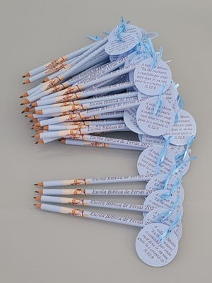 Lápis personalizado com tag