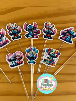 Topper para docinhos stitch